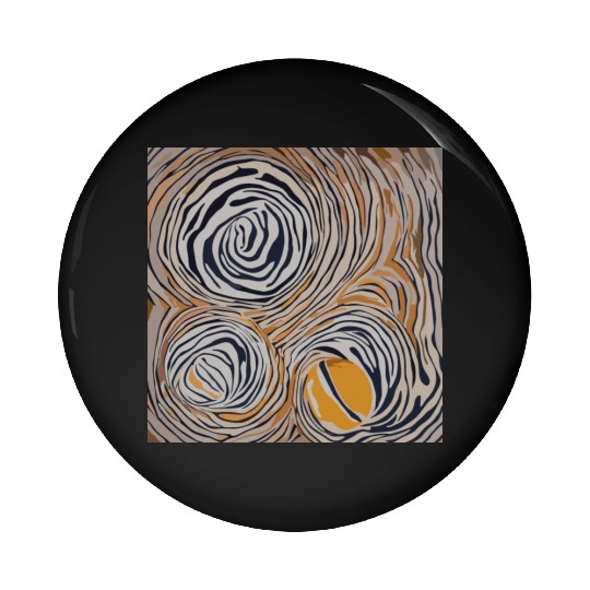 tiger skin Pin Buttons