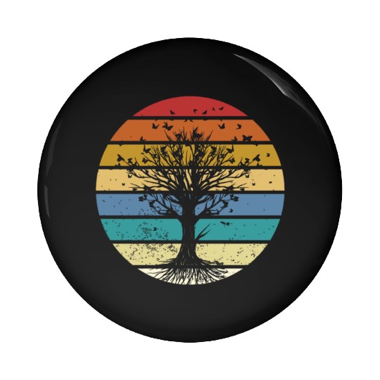 Butterfly Tree Beautiful Animal Butterflies Tree Pin Buttons