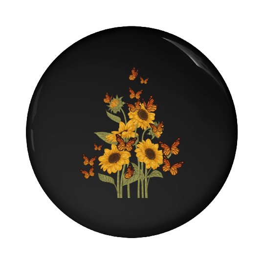 Butterfly Tree Beautiful Animal Butterflies Tree Pin Buttons