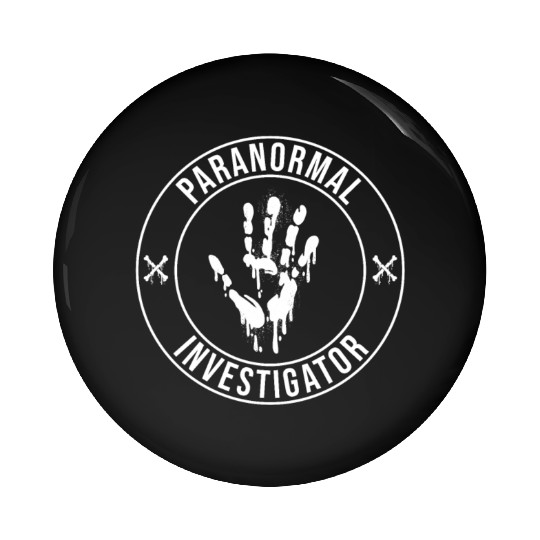Ghost Hunting Paranormal Investigator Pin Buttons