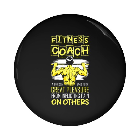 Fitness Muscle Building Endurance Athlete Pin Buttons