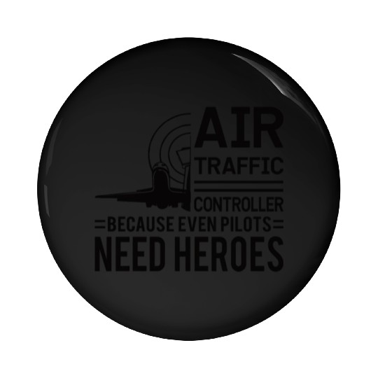 Air Traffic Controller Aircraft Flight Service Pin Buttons
