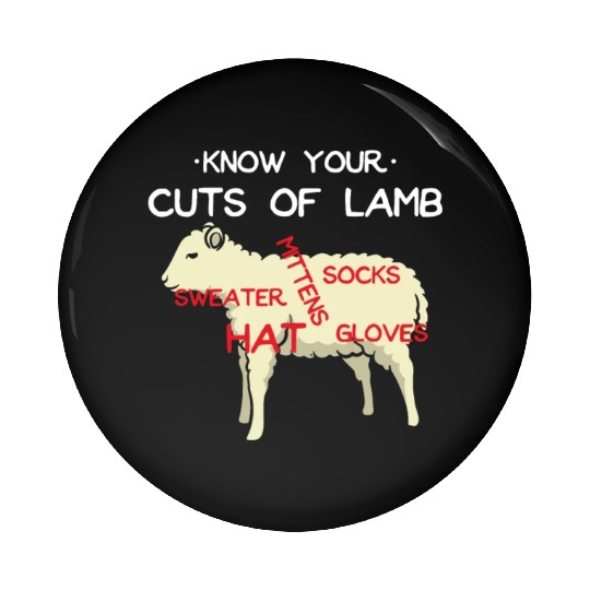 Knitting Knitter Crochet Needle Knitting Lamb Wool Pin Buttons