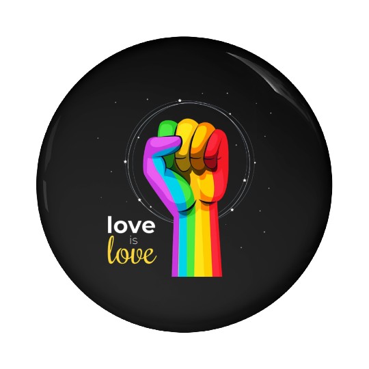 Love is Love LGBTQ+ Pin Buttons