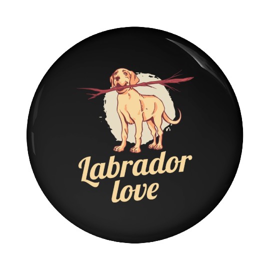 Labrador Retriever Labrador Love Pin Buttons