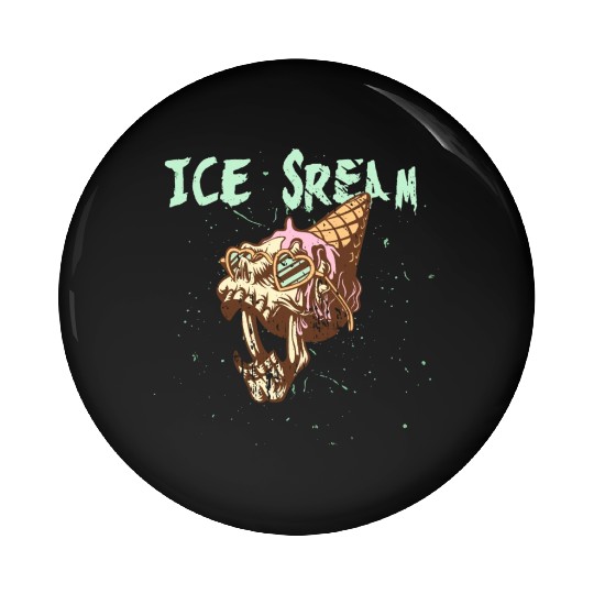 Ice scream Halloween Pin Buttons