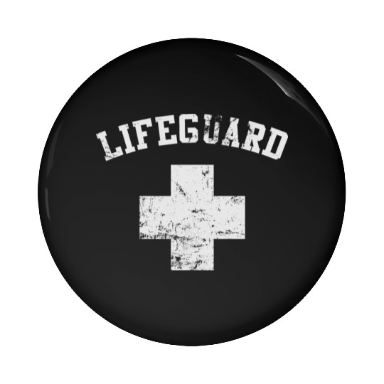 Lifeguard Vintage Pin Buttons