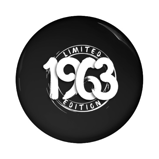 60 Years Vintage 1963 Retro 60th Birthday Pin Buttons