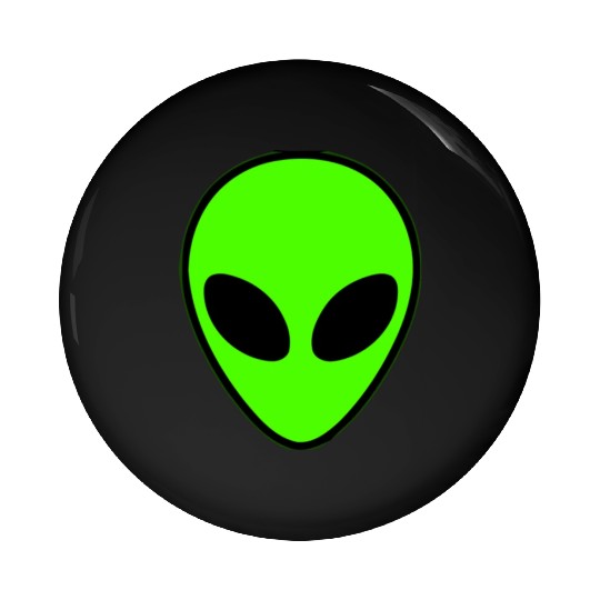 Alien Head Pocket Patch Area 51 Pin Buttons