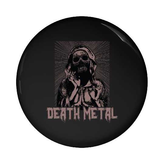 Goth Rock Satan Unicorn Festivals Death Metal Pin Buttons