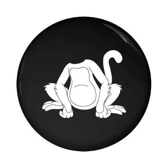 Chimpanzee Monkey Orangutan Monkey Lover Monkey Pin Buttons