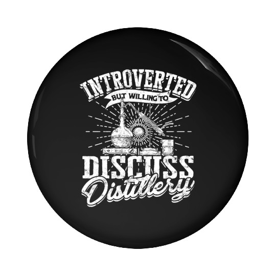 Distilling Whiskey Water Alcohol Distiller Brewery Pin Buttons
