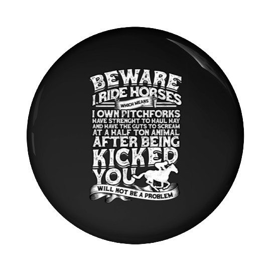 Horse Racing Equestrian Horseback Horse Racer Pin Buttons