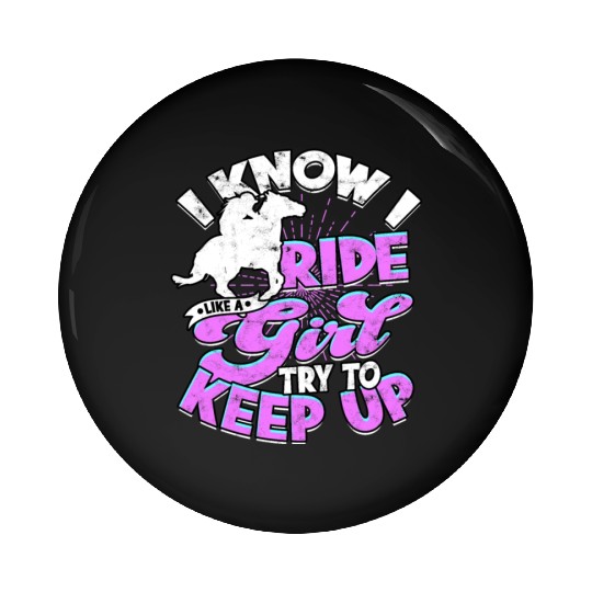 Horse Racing Equestrian Horseback Horse Racer Pin Buttons