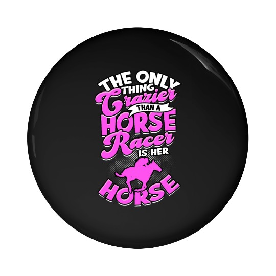 Horse Racing Equestrian Horseback Horse Racer Pin Buttons