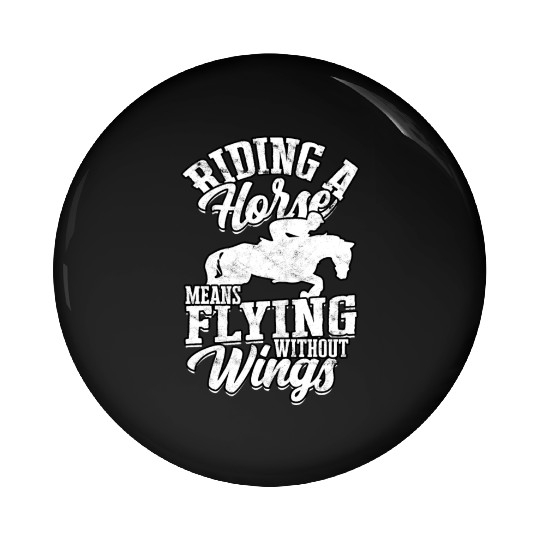 Horse Racing Equestrian Horseback Horse Racer Pin Buttons