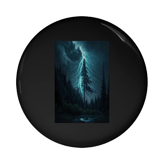 Forest Lightling Pin Buttons