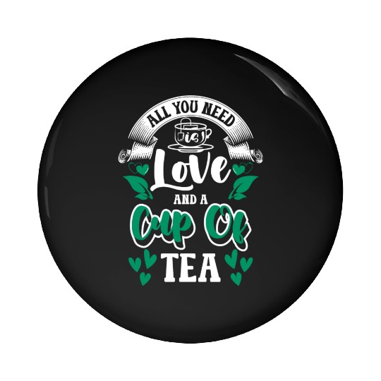 Tea Drinker Grandma Hot Tea Teas Pin Buttons