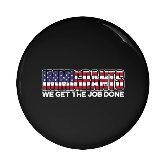 US Immigrant Indigenous USA Immigrants america Pin Buttons