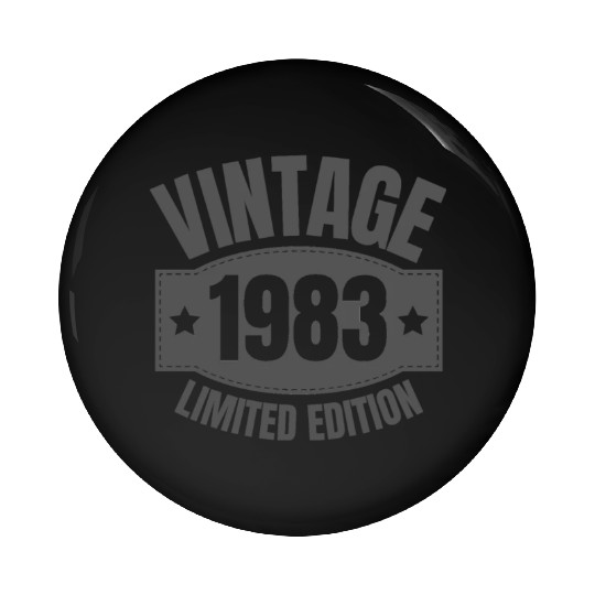 40 Years Vintage 1983 Retro 40th Birthday Pin Buttons