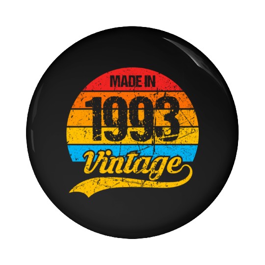 30 Years Vintage 1993 Retro 30th Birthday Pin Buttons