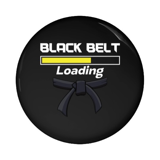Jiu jitsu black belt loading jujutsu martial arts Pin Buttons
