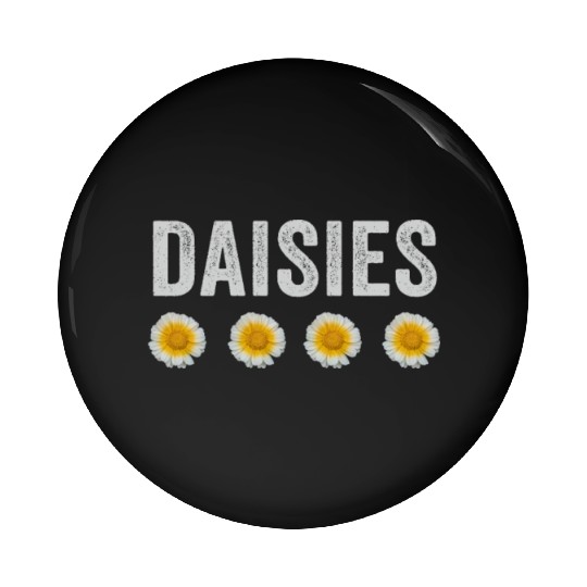 Marguerites Daisy Summer Daisies Flower Garden Pin Buttons