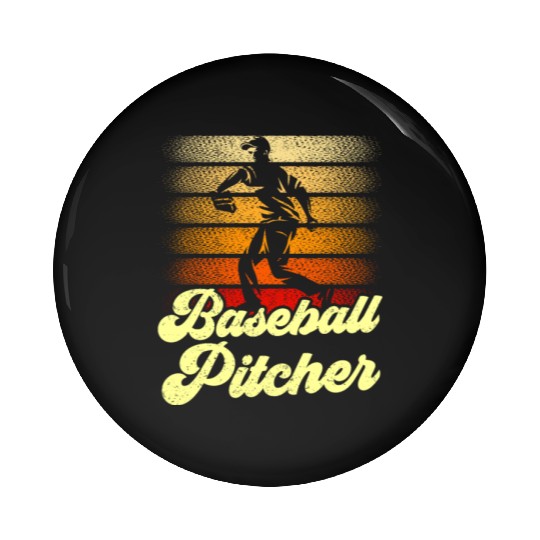 Baseball Pitcher Player Hobby Sayings Pin Buttons