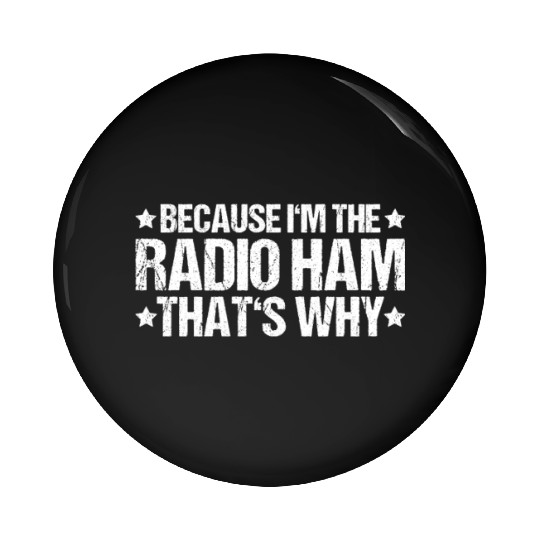 Radio Ham Amateur Radio Operator Ham Radio Pin Buttons
