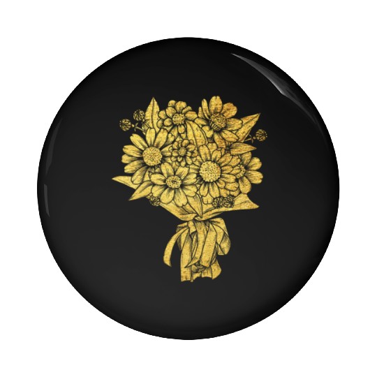 Marguerites Daisy Summer Daisies Flower Garden Pin Buttons