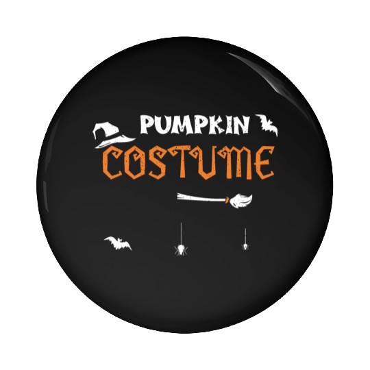 Pumpkin Costume - Halloween Pin Buttons