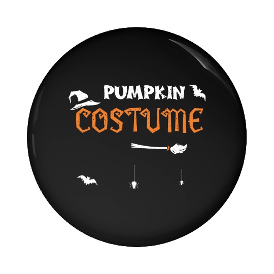 Pumpkin Costume - Halloween Pin Buttons