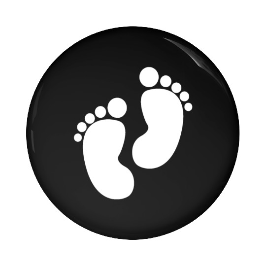 baby feet Pin Buttons