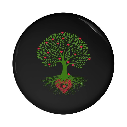 Tree - love Pin Buttons