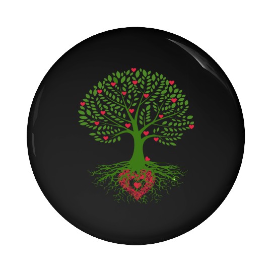 Tree - love Pin Buttons
