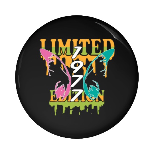 1977 Born Limited Edition Butterfly Gift Pin Buttons