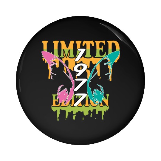 1977 Born Limited Edition Butterfly Gift Pin Buttons