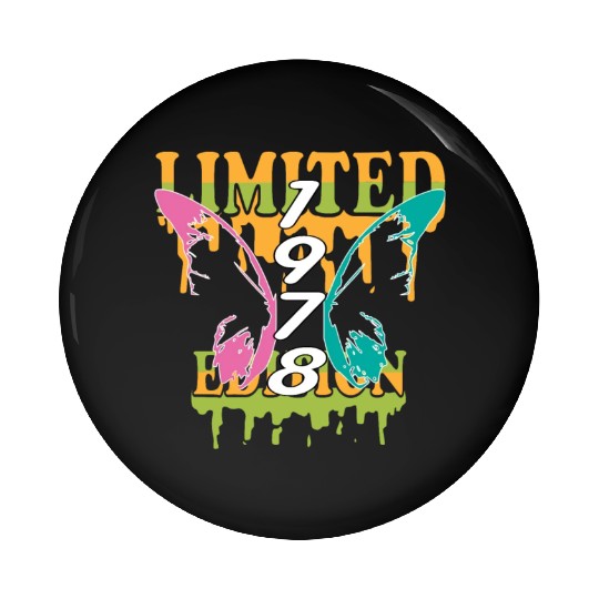 1978 Born Limited Edition Butterfly Gift Pin Buttons