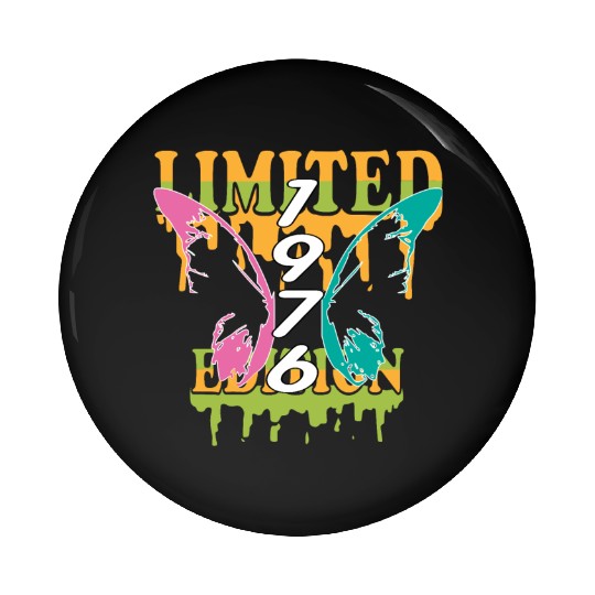 1976 Born Limited Edition Butterfly Gift Pin Buttons