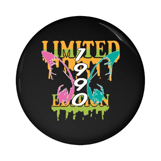 1990 Born Limited Edition Butterfly Gift Pin Buttons