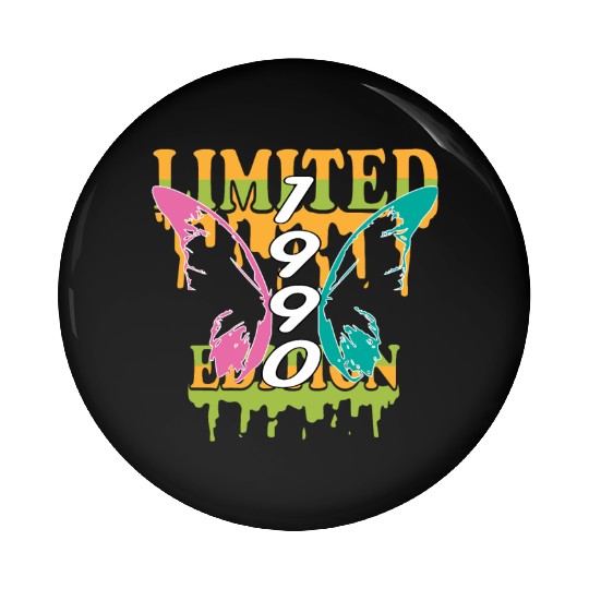 1990 Born Limited Edition Butterfly Gift Pin Buttons