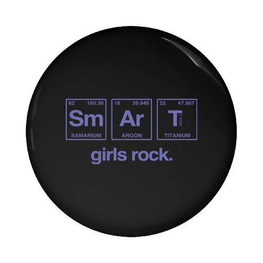 SMART GIRLS ROCK - Elements Periodic Table Pin Buttons