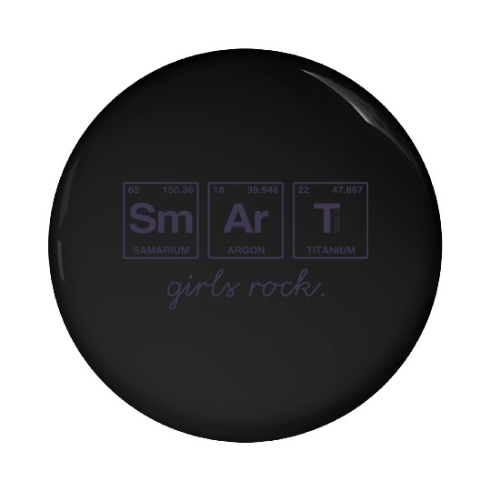 SMART GIRLS ROCK - Elements Periodic Table Pin Buttons