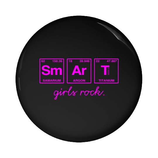 SMART GIRLS ROCK - Elements Periodic Table Pin Buttons