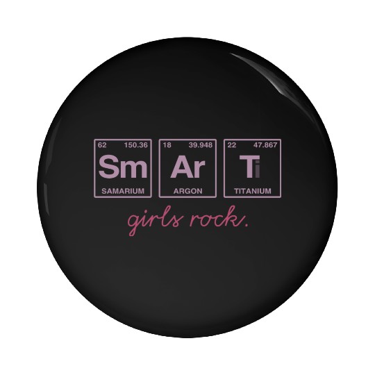 SMART GIRLS ROCK - Elements Periodic Table Pin Buttons