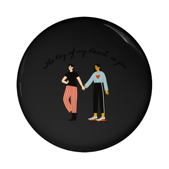 lesbian lgbtq pride valentine day 202 valentines Pin Buttons