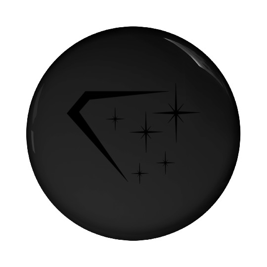 diamond 5 stars Pin Buttons