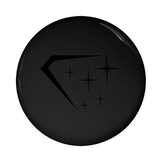 diamond 5 stars Pin Buttons