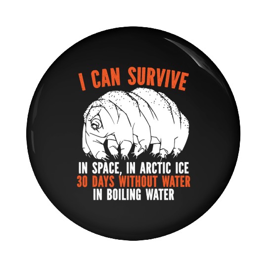 Tardigrade Science Water Bear Biology Microbiology Pin Buttons