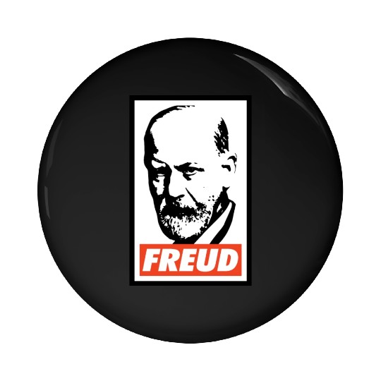 Sigmund Freud Pin Buttons